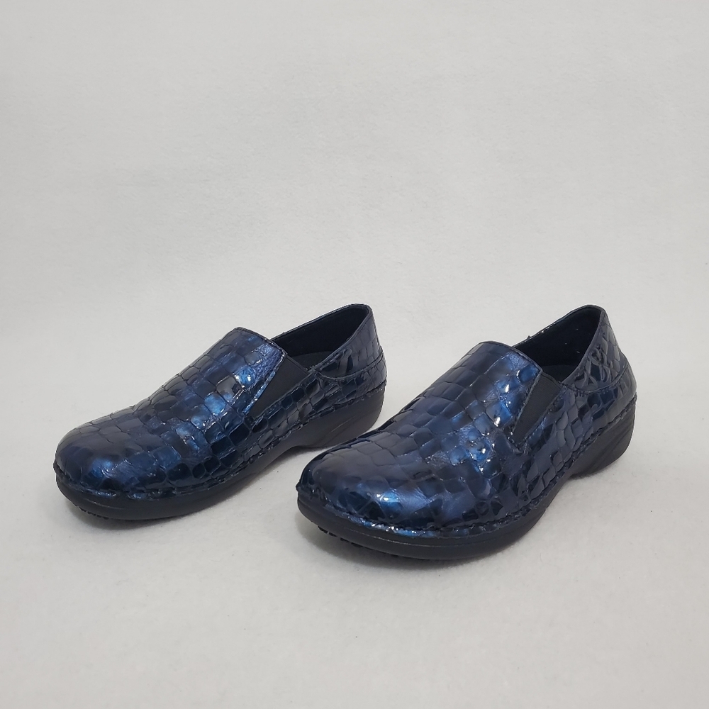 Spring Step Barely Worn Blue Python Manila Croco … - image 3